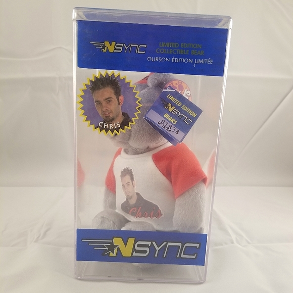 NSYNC Limited Edition Collectible Bear Toys Vintage 200 Winterland